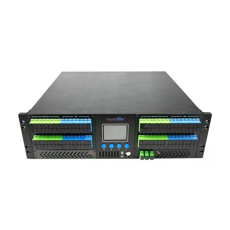 Оптический усилитель catv 3U высокой мощности EDFA 64 порта GPON XGPON