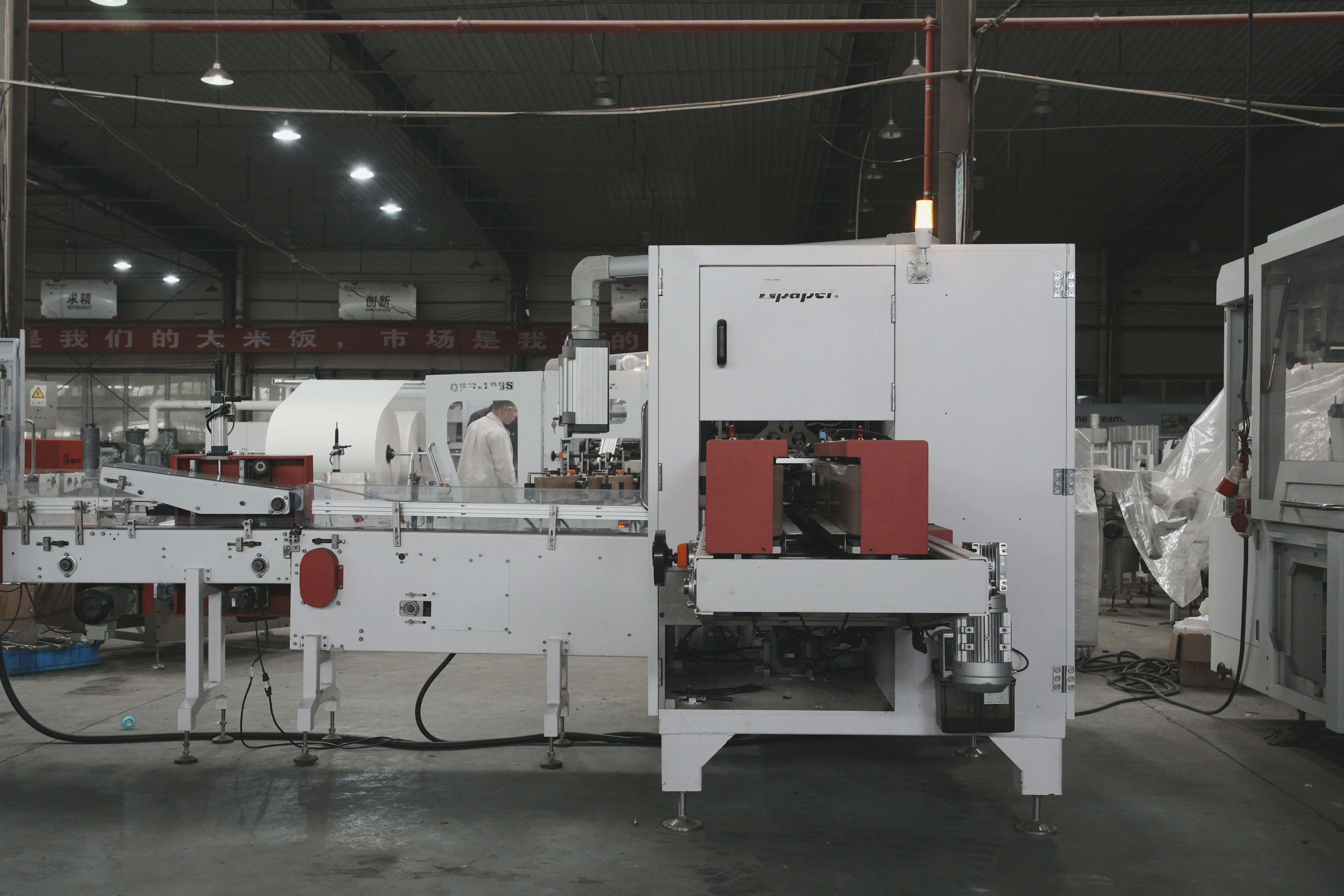 Fully automatic facial tissue packaging machine Chinese packaging machinery facial tissue paper production line