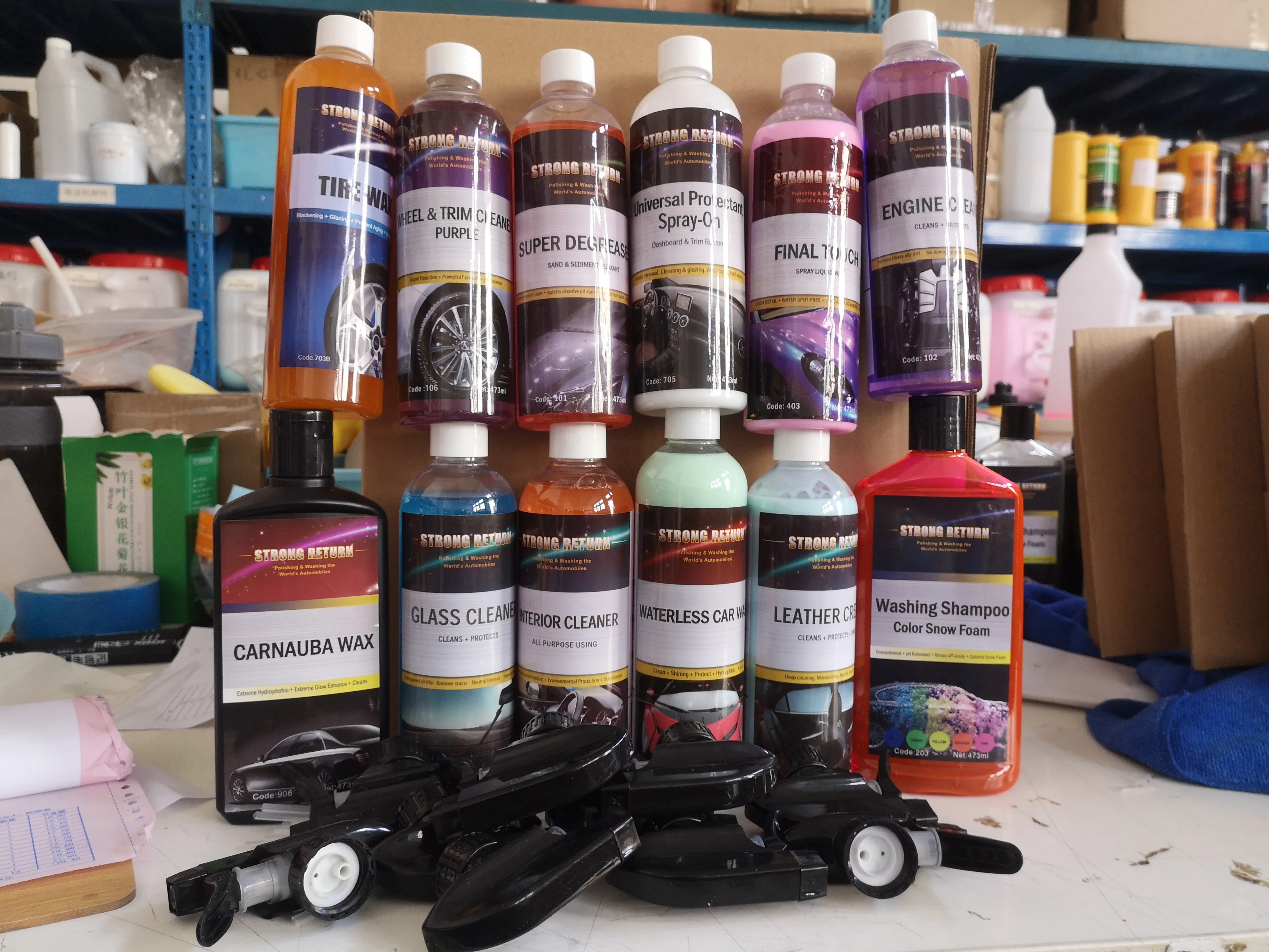 Car care wash chemicals detailing spray factory OEM