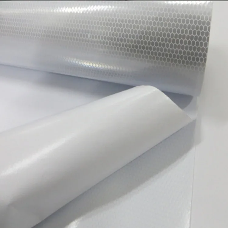 Printable Adhesive Reflective Material Reflective Tape Reflective Banner for advertising and warning sign