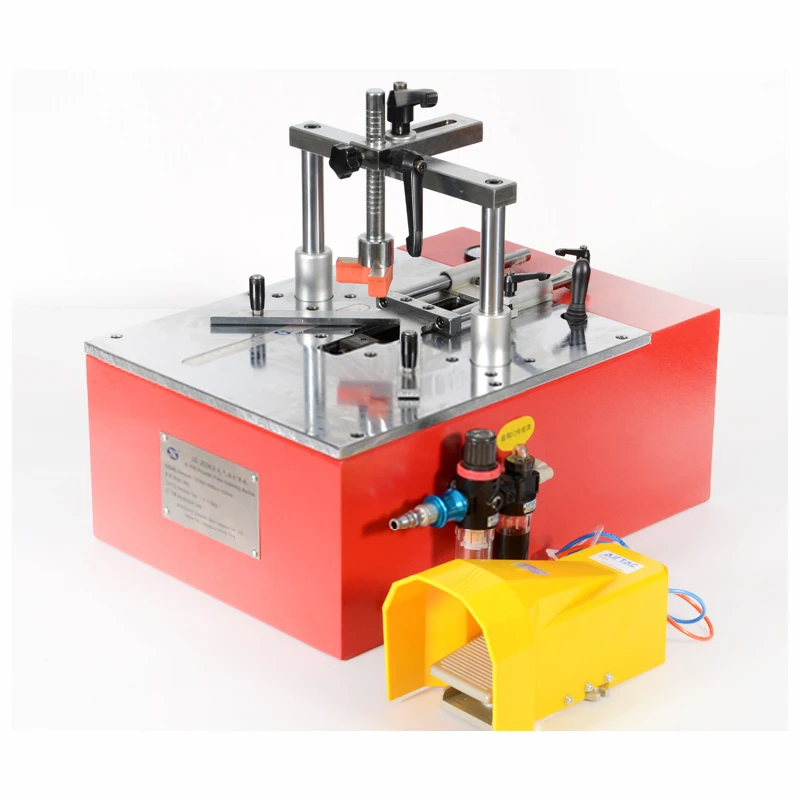 V nailer machine for picture frame