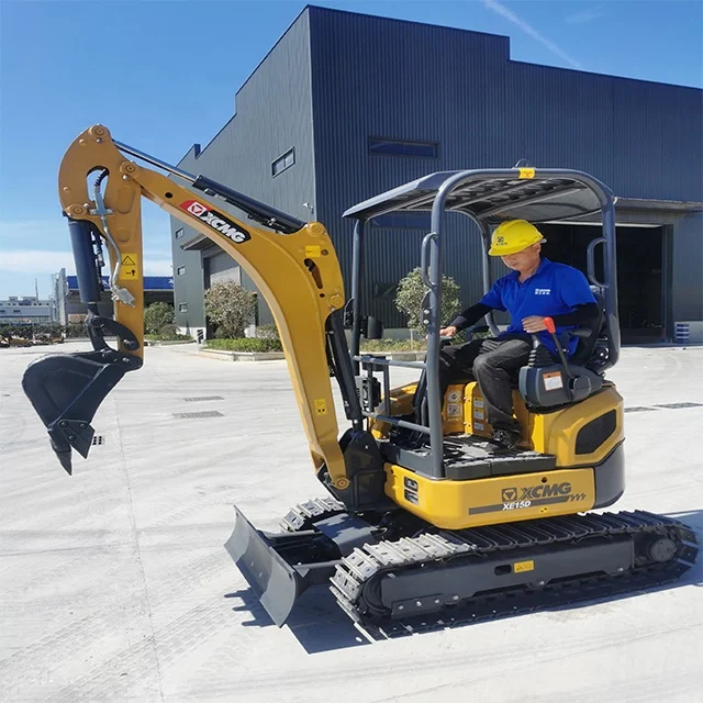 1.5 ton mini excavator crawler excavator China mechanical mini excavator is suitable for vegetable greenhouse construction