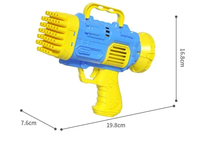 Bubble toys Large Automatic Plastic Holes Launcher Bazooka Rocket Blowing 2024 Bubble Gun MachineToy Electric Bubble toys