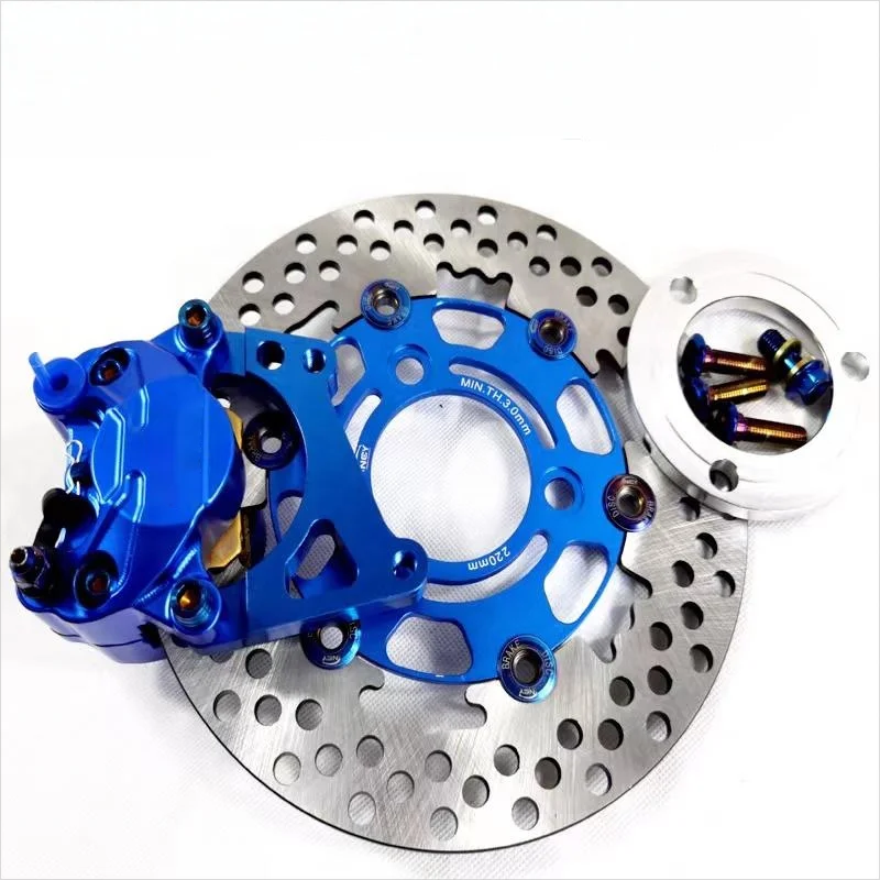 Electric scooter bicycle upgrade brake set 7cm rear disc brake system rear wheel hydraulic brake caliper kit