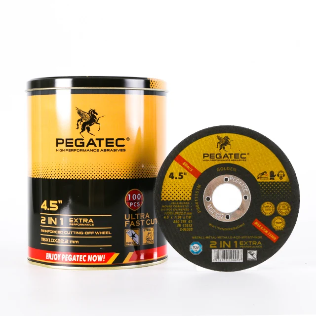 Pegatec 4.5' stainless steel cutting disc metal cut off wheel abrasives manufacturer