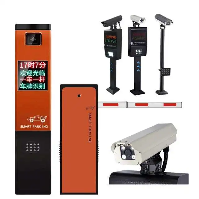 High Quality Straight Boom Led Light Automatic Rfid Card Smart Parking System For Vehicle Parking