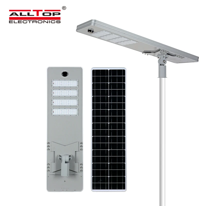 ALLTOP Energy saving no wiring road lights ip65 50w 100w 150w 200w all in one led solar street light