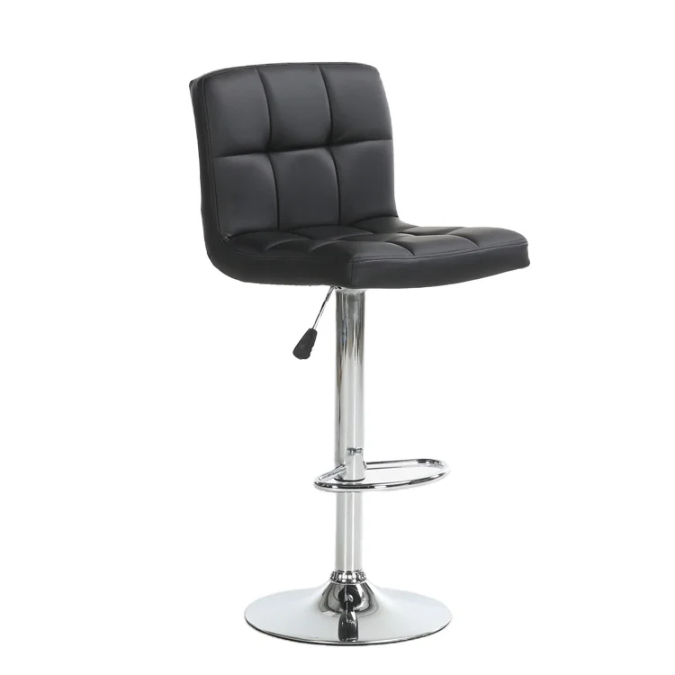 ANJI YIBO Китай модный черный Стиль Алюминиевый барный стул высокий стул