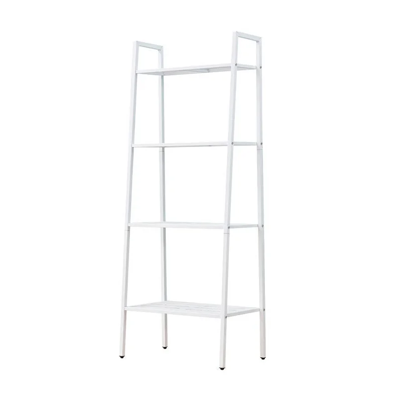 Iron microwave oven trapezoidal rack balcony living room kitchen storage rack multi layer book rack