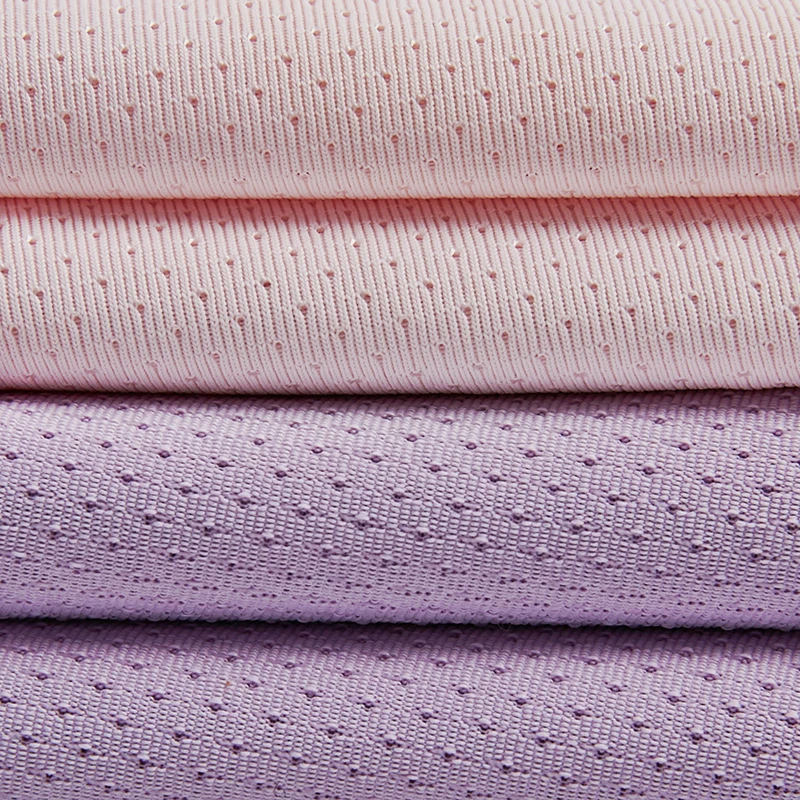 Эластичная спортивная одежда из полиэстера с аммиачным жаккардом