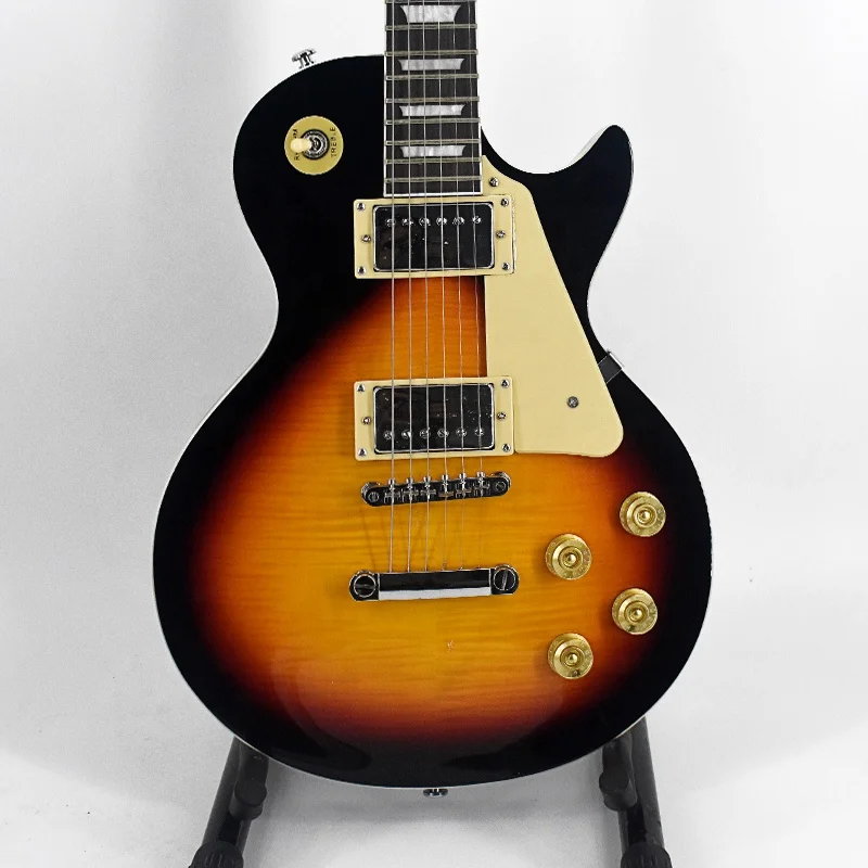 Krait 6 string electric guitar flame maple top bolt-on construction OEM guitar factory outlet