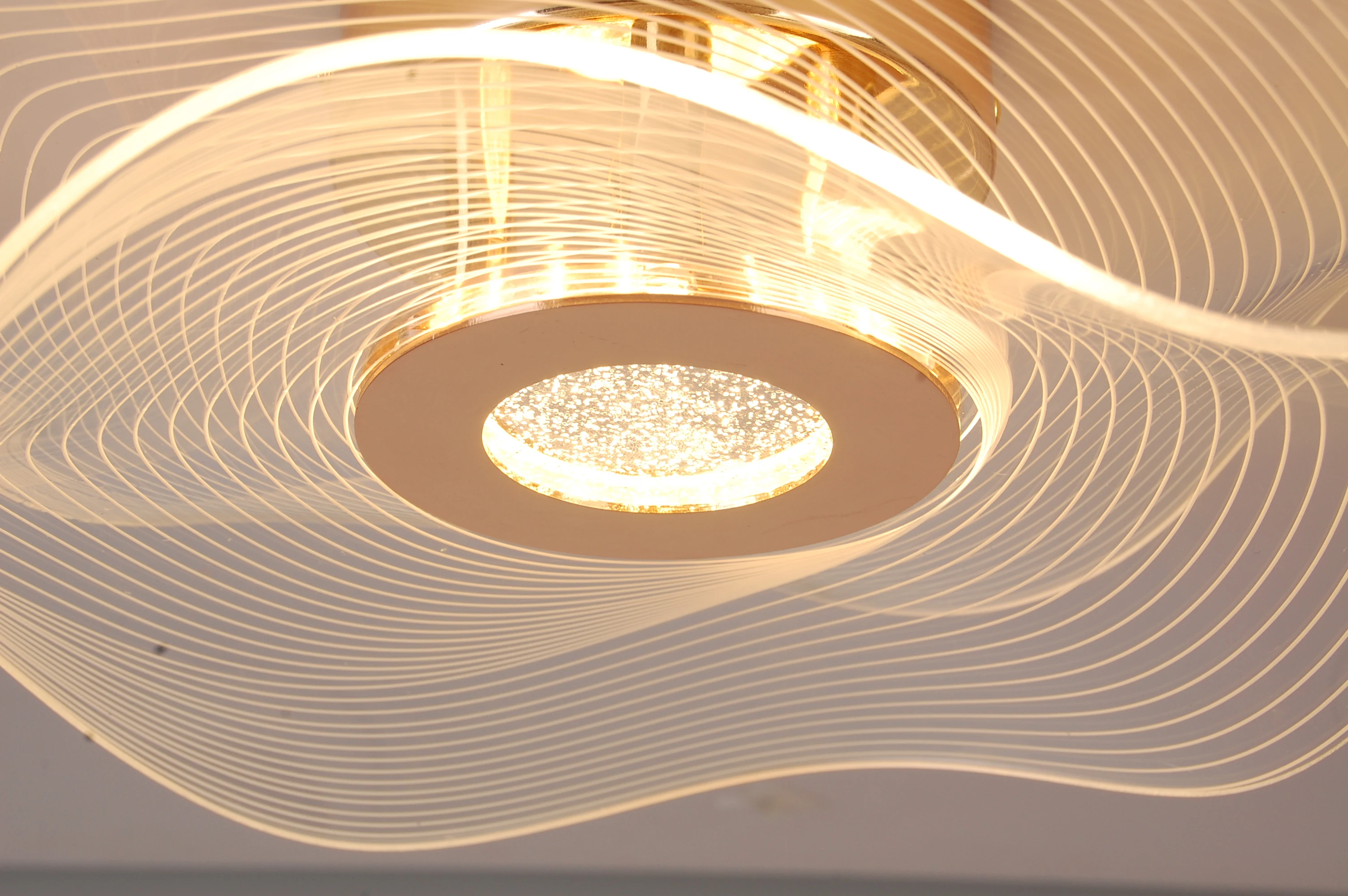 Block Ceiling Light Rose Gold Color Modern Ceilings Design Nice Lights for Living Room LED 12W Dia230mm