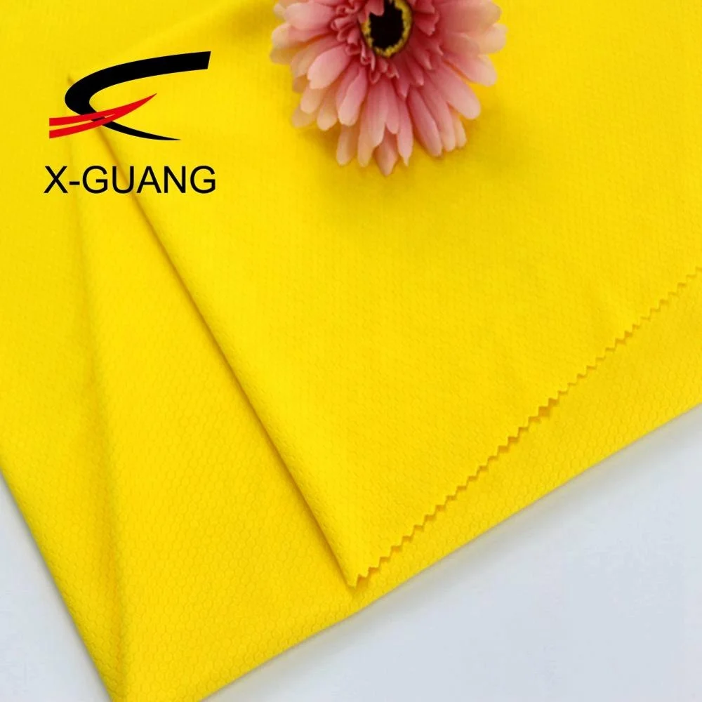 Hot Sale Dry Fit Hexagon Mesh Fabric For Sportswear T shirt