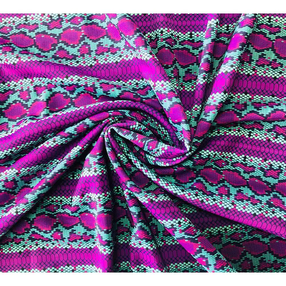 Нет минимального заказа, ткань для купального костюма из полиэстера и спандекса с цифровой печатью на заказ