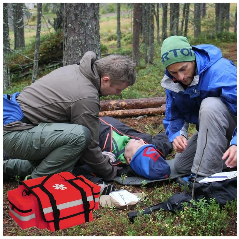 Emergency Medical Supplies Kit Professional First Responder Bag EMT Trauma First Aid Carrier for Paramed