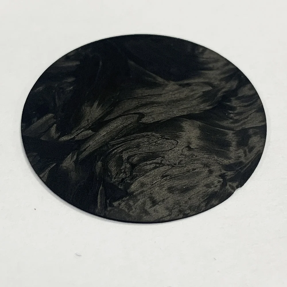 Blank watch dial made of ultra-light high-light carbon fiber material suitable for high-end modified automatic watches