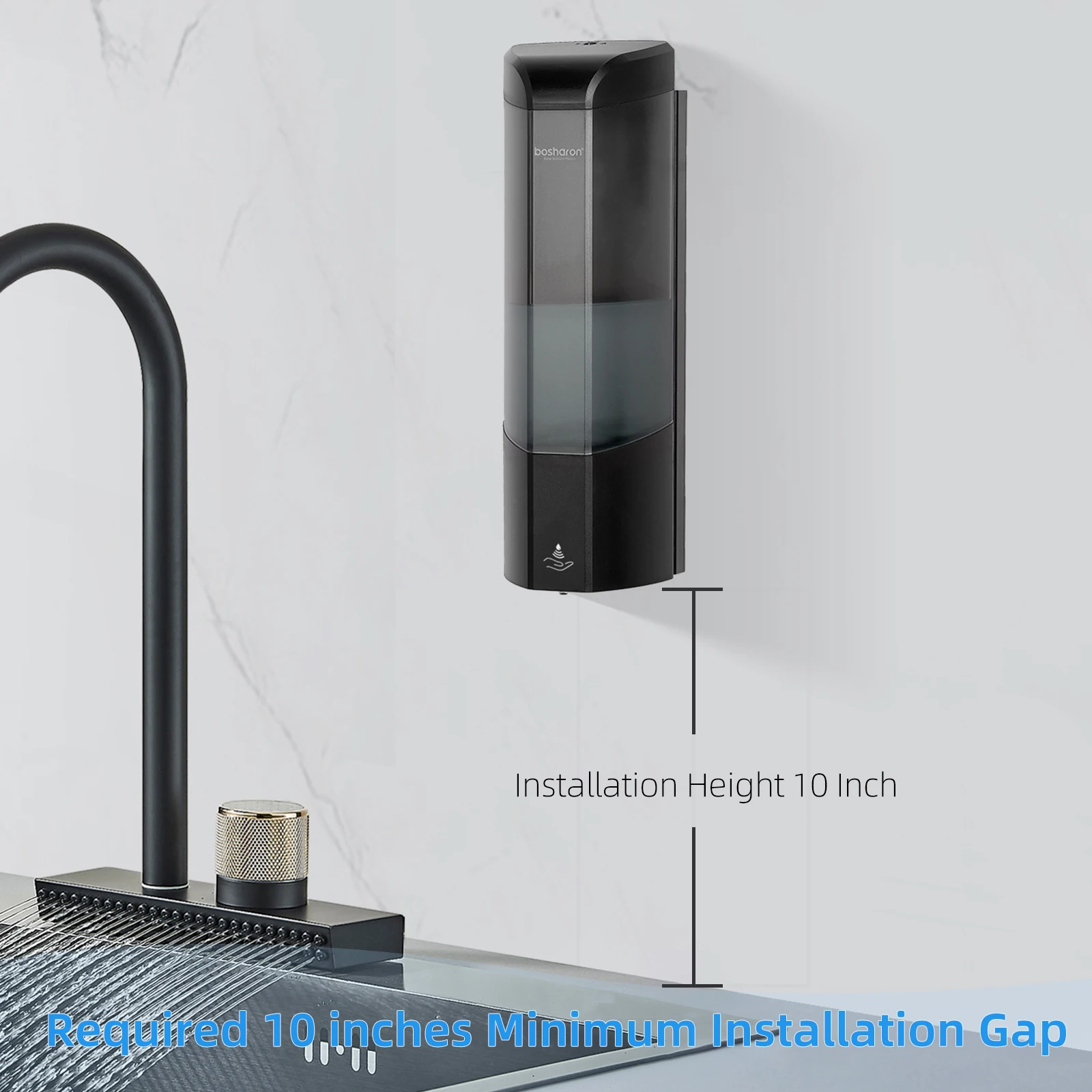 Factory OEM&ODM 700ML Smart Plastic intelligent Sensor Touchless sanitizer Liquid Soap Dispenser Automatic For office Kitchen