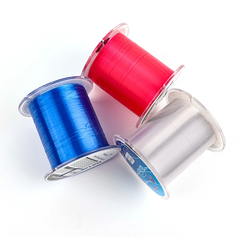 
High Quality Wholesale 500m All Size Super Strong Nylon Monofilament Braided Fishing Line 