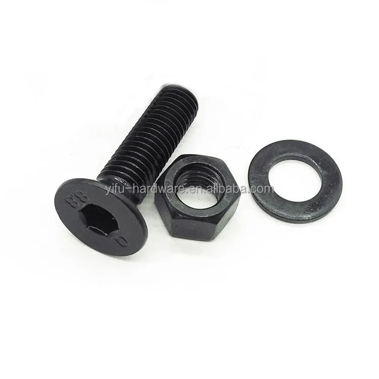 China Factory Fasteners Stainless Steel Hex Bolt And Nut Manufactures Galvanized Din933 Plain Bolt