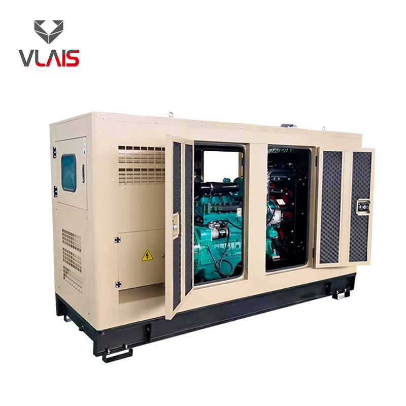 VLAIS 36kW/45kVA 220V/380V 50Hz Three phase Silent diesel generator set factory wholesale with silencer AC three phase genset