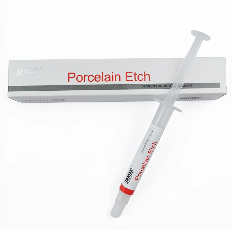 DX.Etch HF стоматологический фарфор Etch гидрофторная кислота цена 9.5% стоматологический фарфор гравировальный гель
