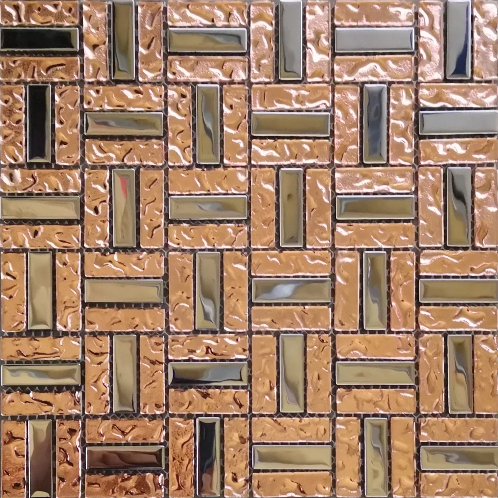 wholesales glittery glass mosaic tile self adhesive mix color mosaic wall tile for ktv and shower room