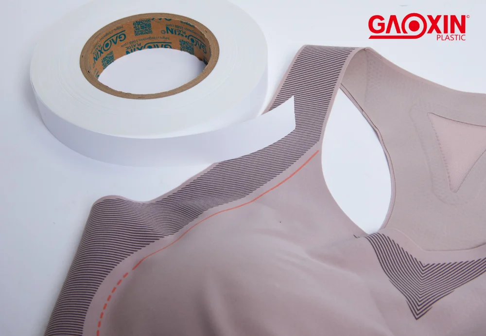 Double Sided TPU Hot Melt Adhesive Film Flat Thermo Fuse Glue Strips Tape for Seamless Underwear Clothes Bra T-shirt Panties