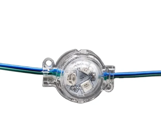 
Декоративные светодиодные пиксельные лампы 3 точки 30 мм rgb, smd 5050, светодиодные пиксельные лампы 