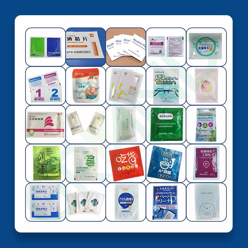 single sachet sanitary wipes Manufacturing Machine Disposable Restaurants tissue packing machine