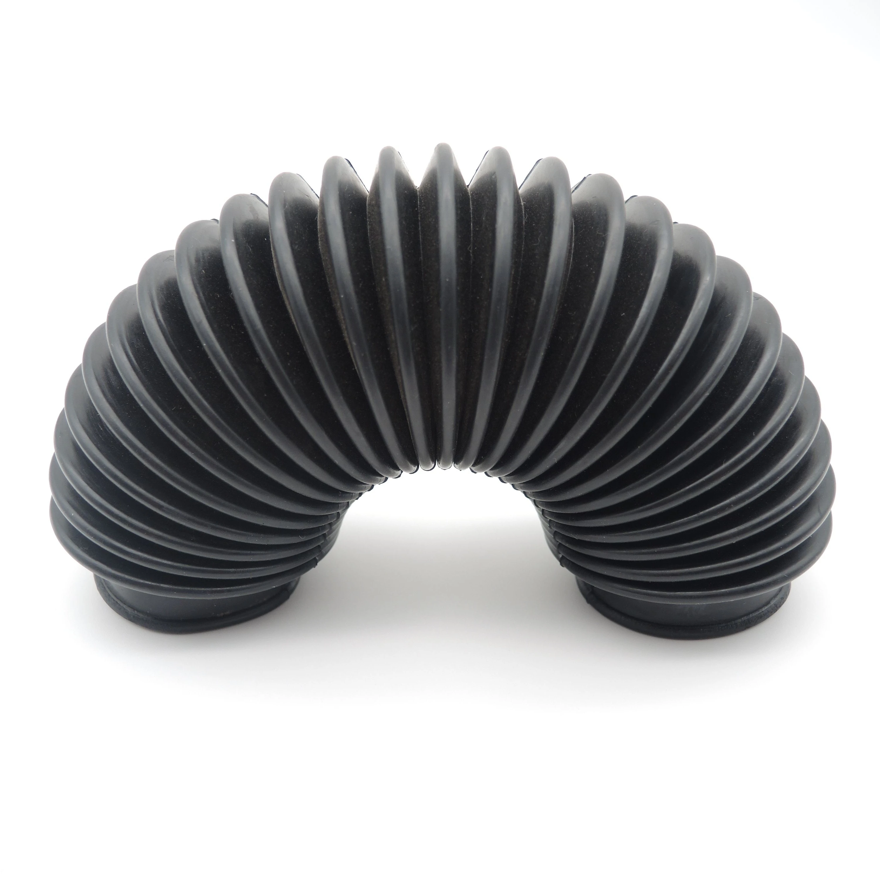 Universal Neoprene Flexible Accordion Cylinder Rubber Round Dust Bellow 4' Hose Covers Boot Silicone Rubber Bellow