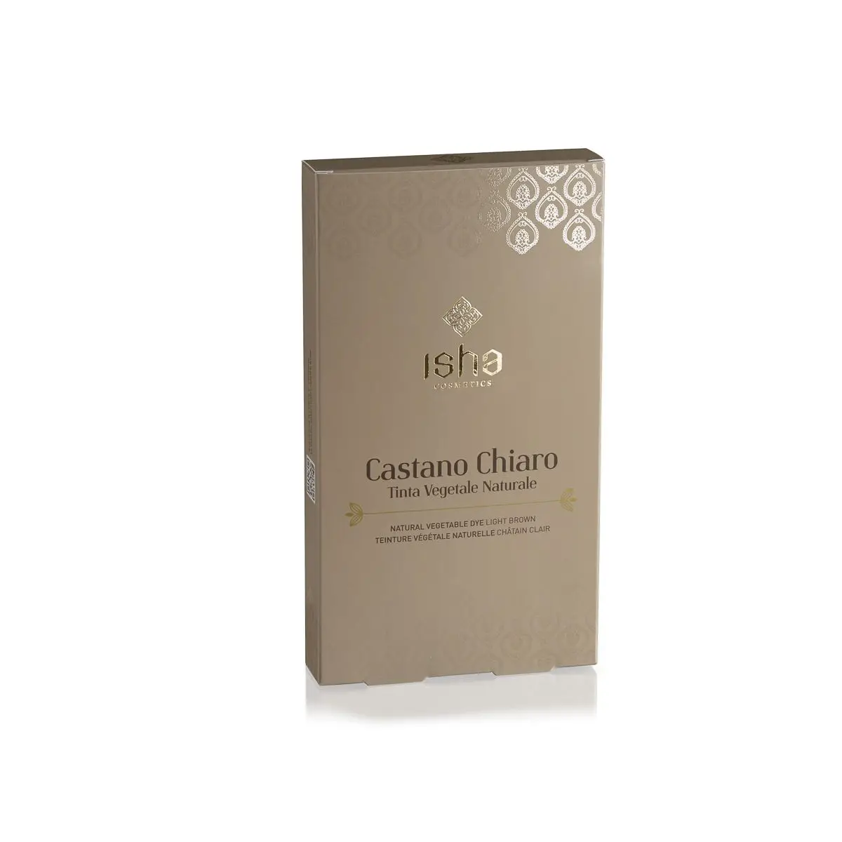 High quality made in Italy natural and sanitized pure micronized powder blend henna for light brown hair coloring 100g