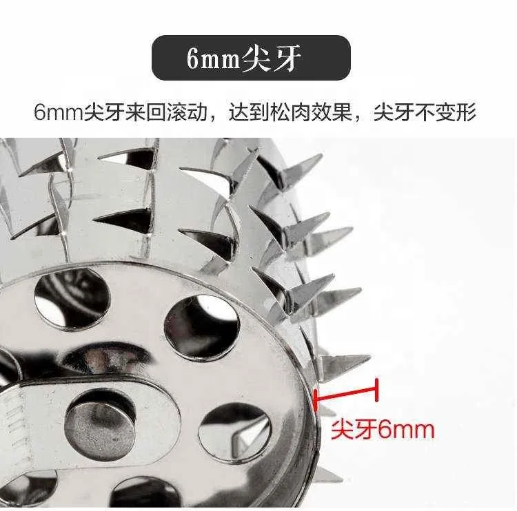 Stainless Steel Steak Hammer Beating Meat Loose Meat Hammer Beef Minced Pork Ribs Tenderizer Kitchen Tool