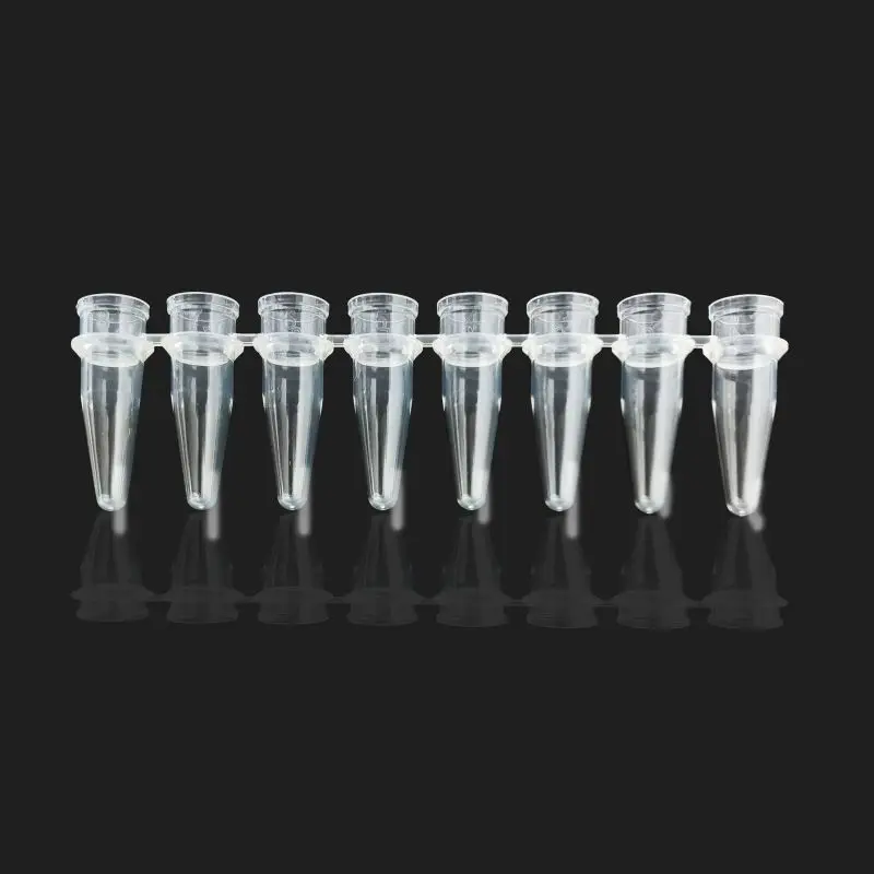 hot selling 0.1ml/0.2ml 8 strips micro centrifuge PCR Tube for lab use