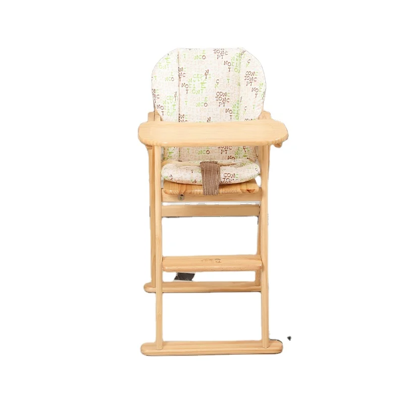 
Modern baby feeding chair kids furniture wooden baby high chair 