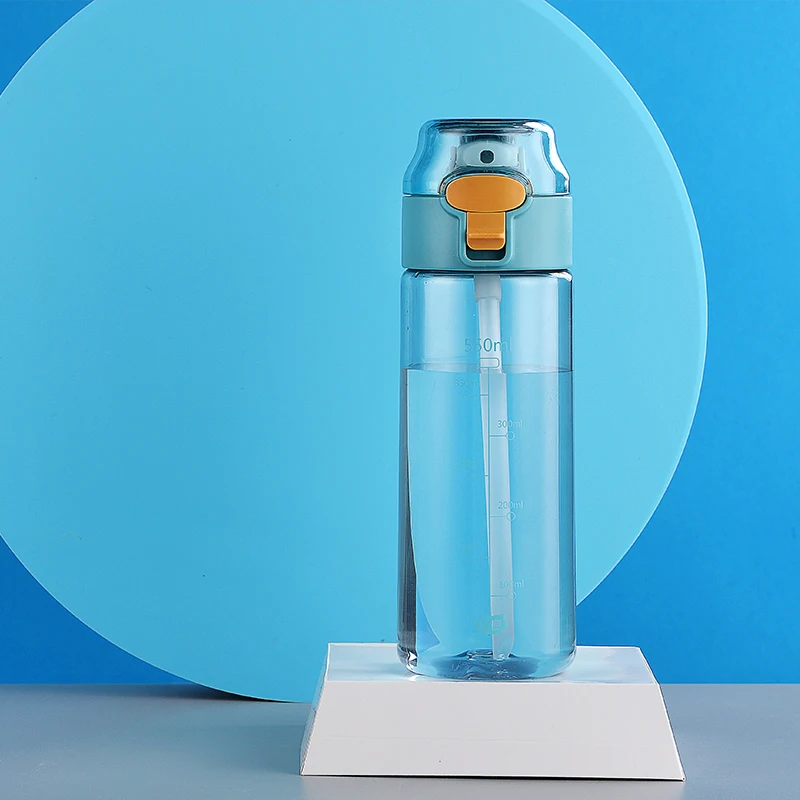 Portable Nice Drinking Motivational Personalised Transparent Portable Reusable Custom Bpa Free Water Bottles