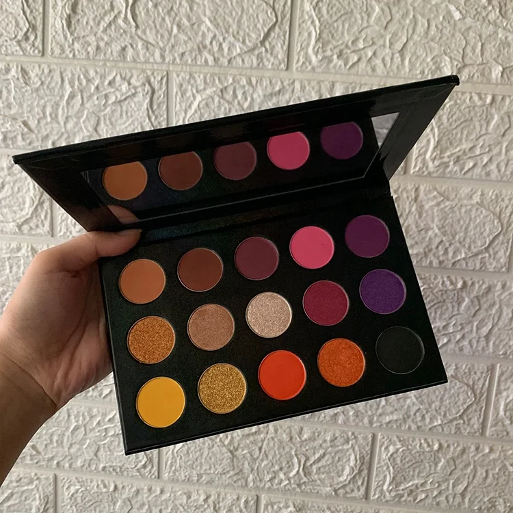 
Private Label Cardboard Loose Pigment Cosmetic Glitter Custom Logo OEM Natural Eye Shadow 