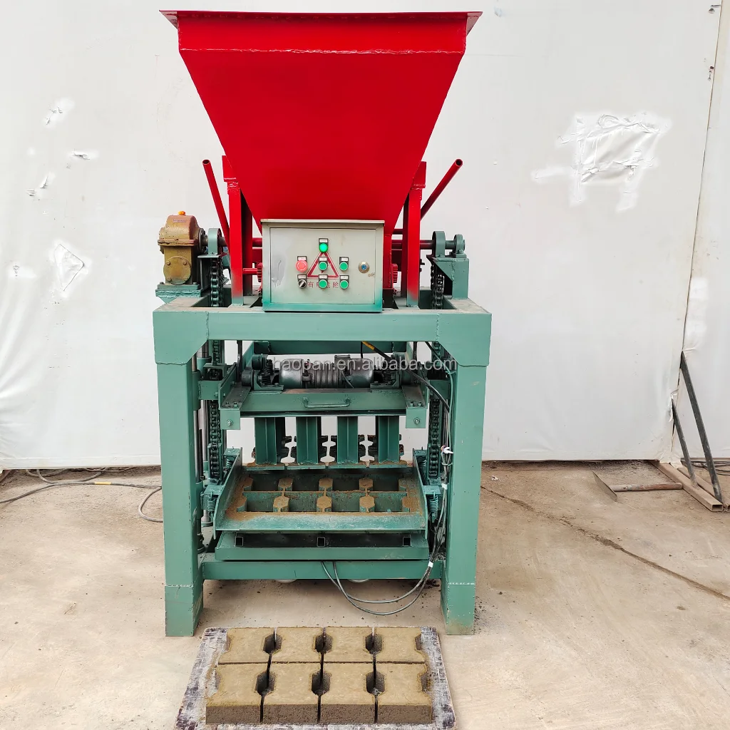 4-40A soil interlocking brick block making machine	manual brick cutting machine