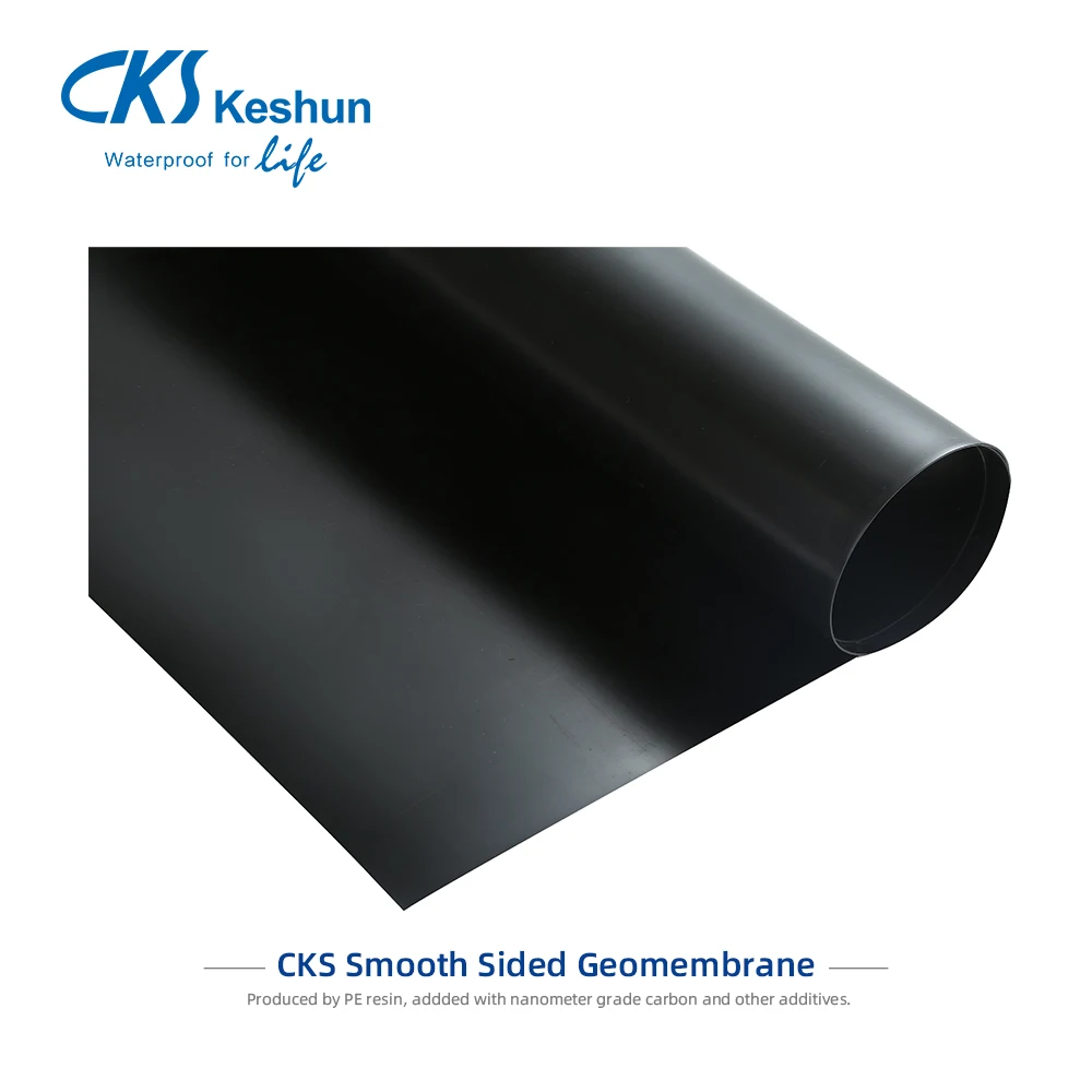 CKS smooth sided anti-seepage antisepsis waterproof pool dam liner hdpe geomembranes