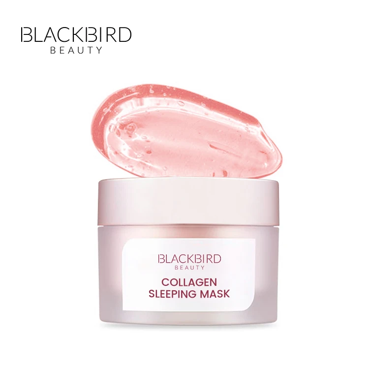 Private Label Customized Logo Moisturizing Collagen Overnight Mask Nourishing Soothing Organic Deep Cleansing Face Mask