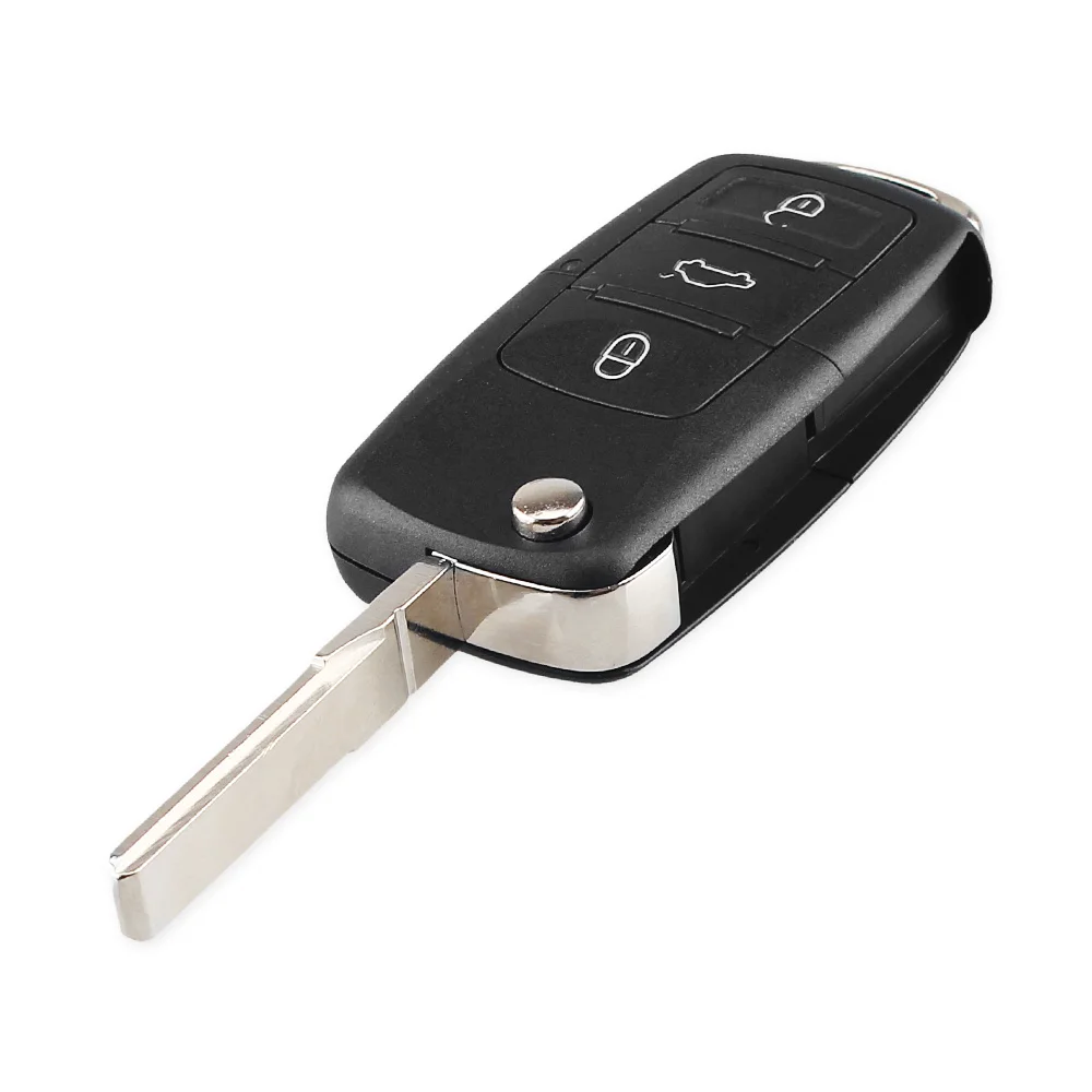 Сменный раскладной чехол KEYYOU для автомобильного ключа с 4 кнопками VW Volkswagen Golf MK4