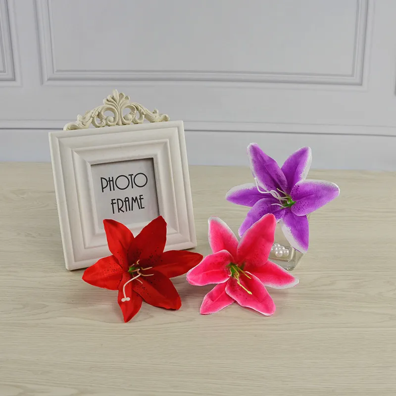 Искусственная Свадебная супинаторная гирлянда 10 цветов украшение 13 см шелковые цветы букет невесты парфюмерные лилии