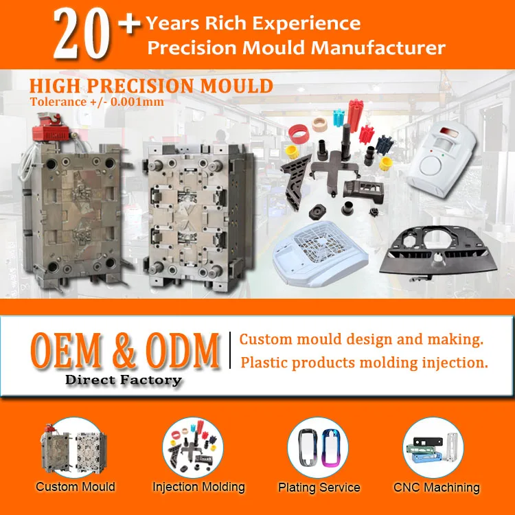 Custom Precision Moule Injection Injection Molding Company Machine Hot Runner Acrylic ABS Plastic Mold for Plastic