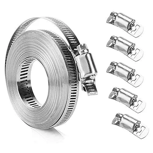 1/2  bandwidth  12 feet  stainless steel worm drive hose strap roll clamp factory price
