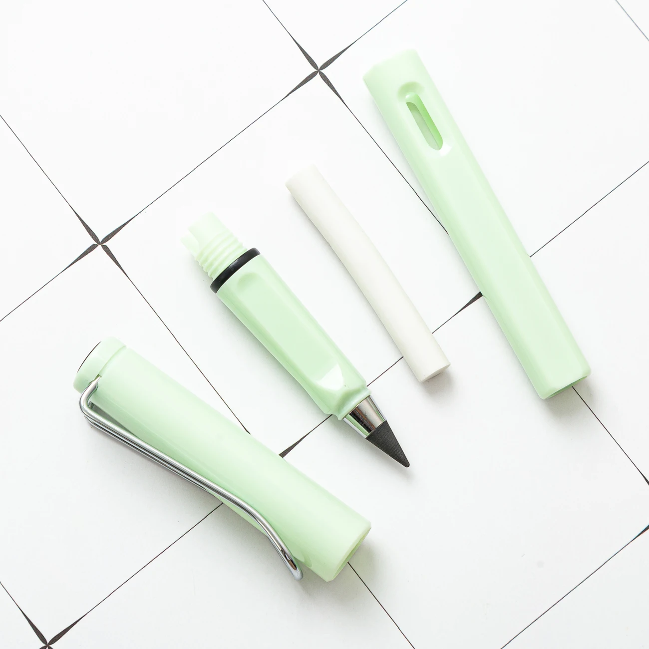 Новый неограниченный технологии многоразовые пластиковые шариковые ручки вечная записи бескраскового карандаш с двойной ластика бесконечные ручка