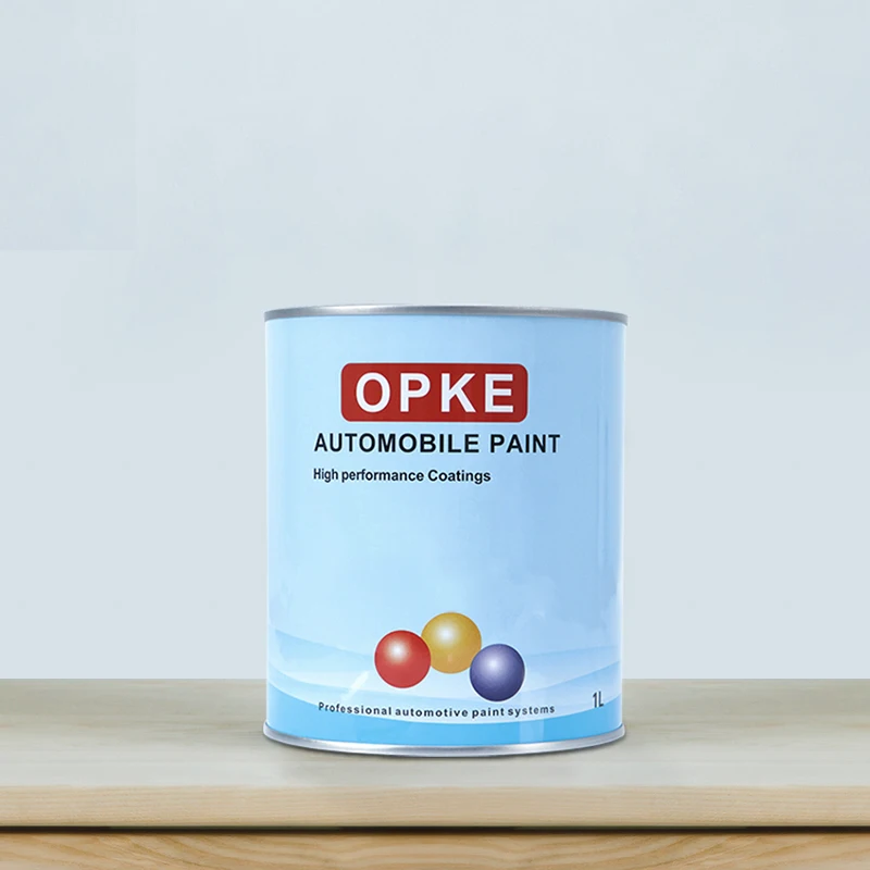 Car Paint OPKE 1K Blue Chase Special Black  KS-124 1L*12 Factory Supply WholesalePractical Automotive Paint