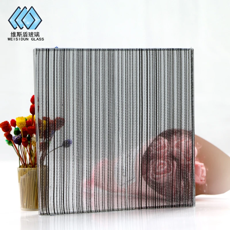 
5mm 8mm 10mm pattern decoration tempered transparent laminated glass 