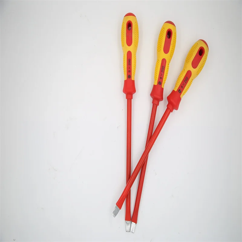 IEC9000 1000v VDE  Insulated Hand Tools Electric Flat Screwdrivers