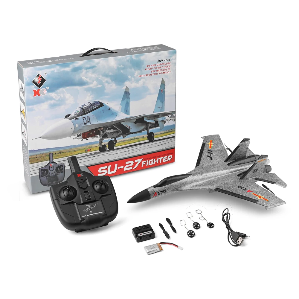 
Wltoys Backward somersault durable 1/27 scale warplane model 2.4G drone plane aircraft models glider plane 