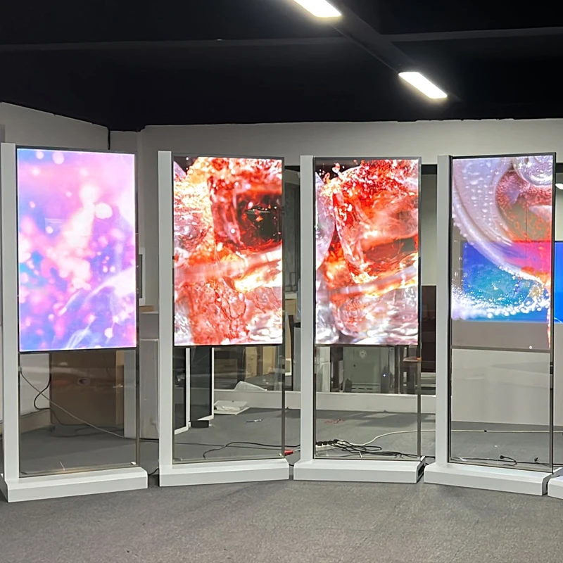 Дисплей прозрачный цифровой вывески OLED экран 4k HD сенсорный ультратонкий дисплей