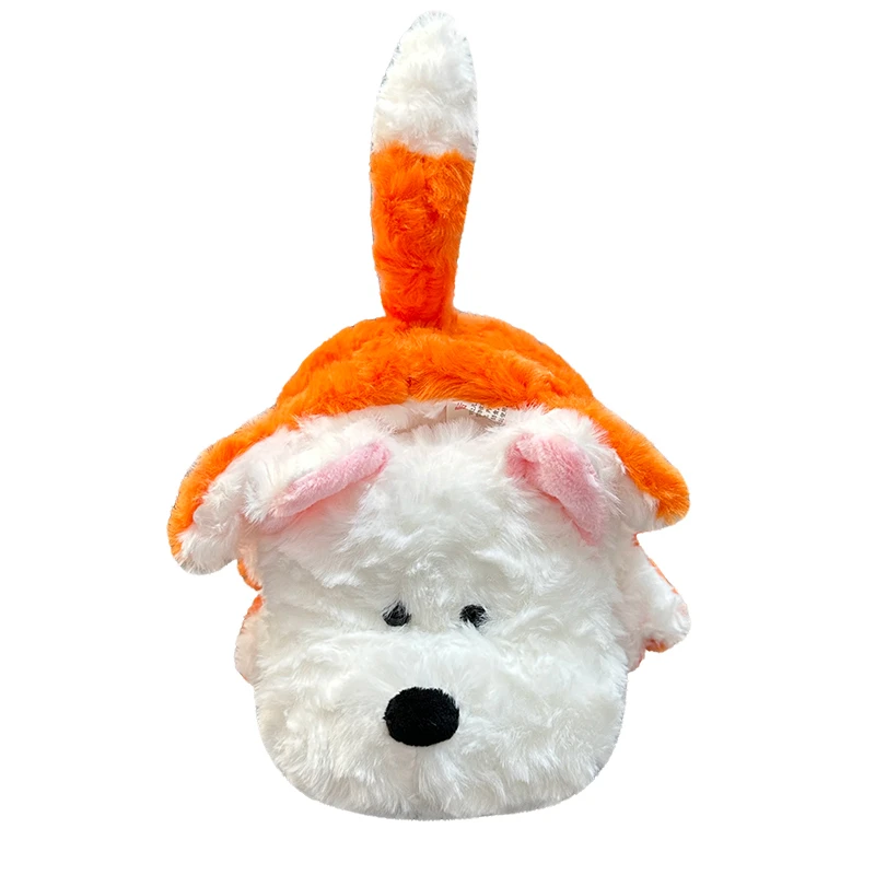High quality cartoon plush toys flip toys plush animals foxes bees toys backpacks pendants keychains